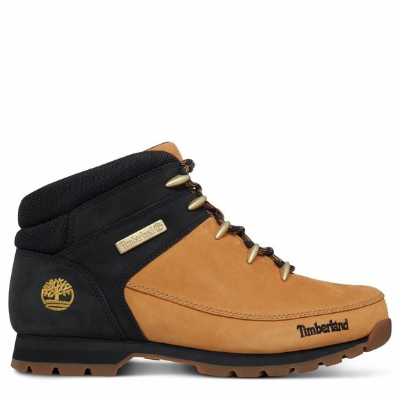 Timberland Men\'s Euro Sprint Wheat \\ Black Hiker Boots A1NHJ ALL SIZES